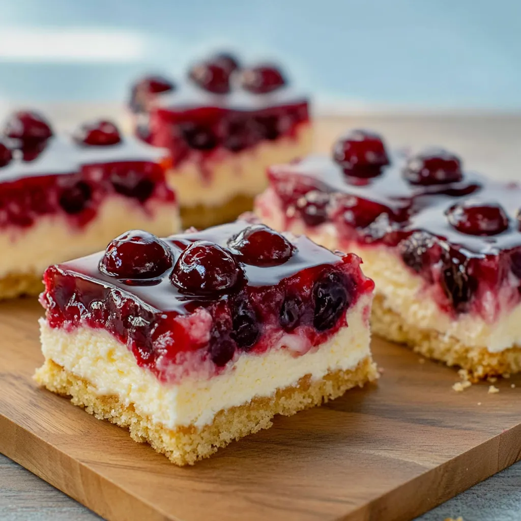 Torta di ciliegie con budino - dolce delizioso da teglia con panna acida