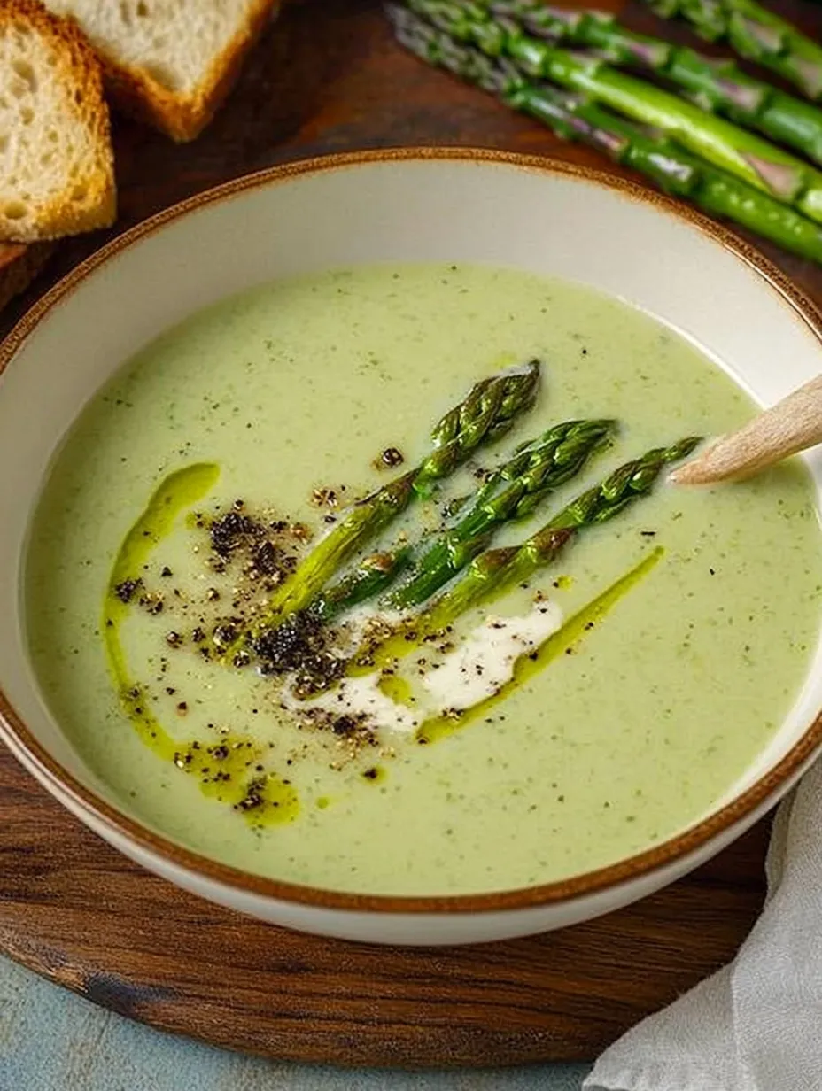 Vellutata di asparagi verdi – Fresca, Cremosa e Leggera