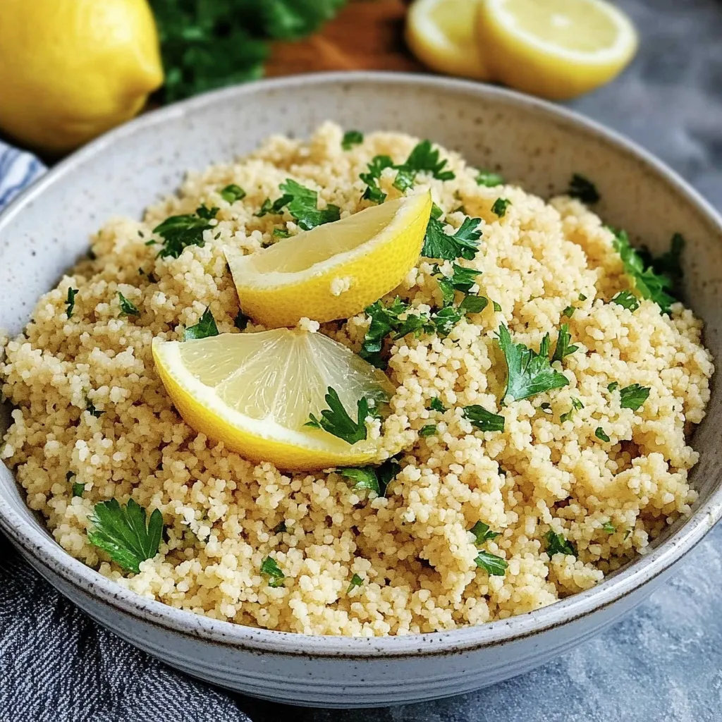 Couscous al limone