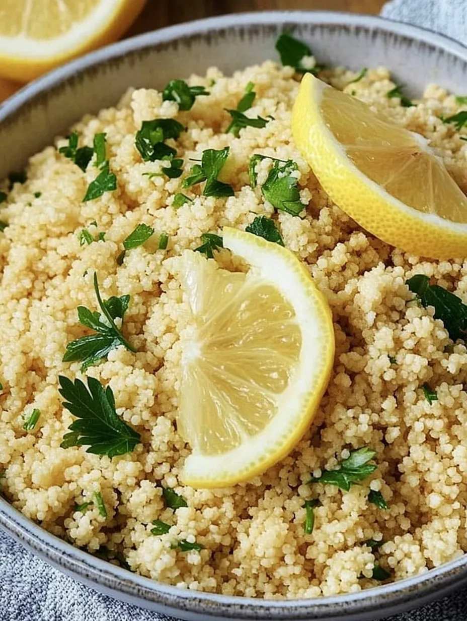 Cuscus al limone – Fruttato, speziato e veloce da preparare