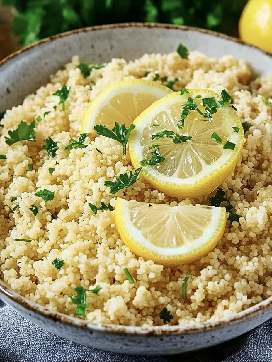 Cuscus al limone – Rinfrescante, leggero e perfetto come contorno