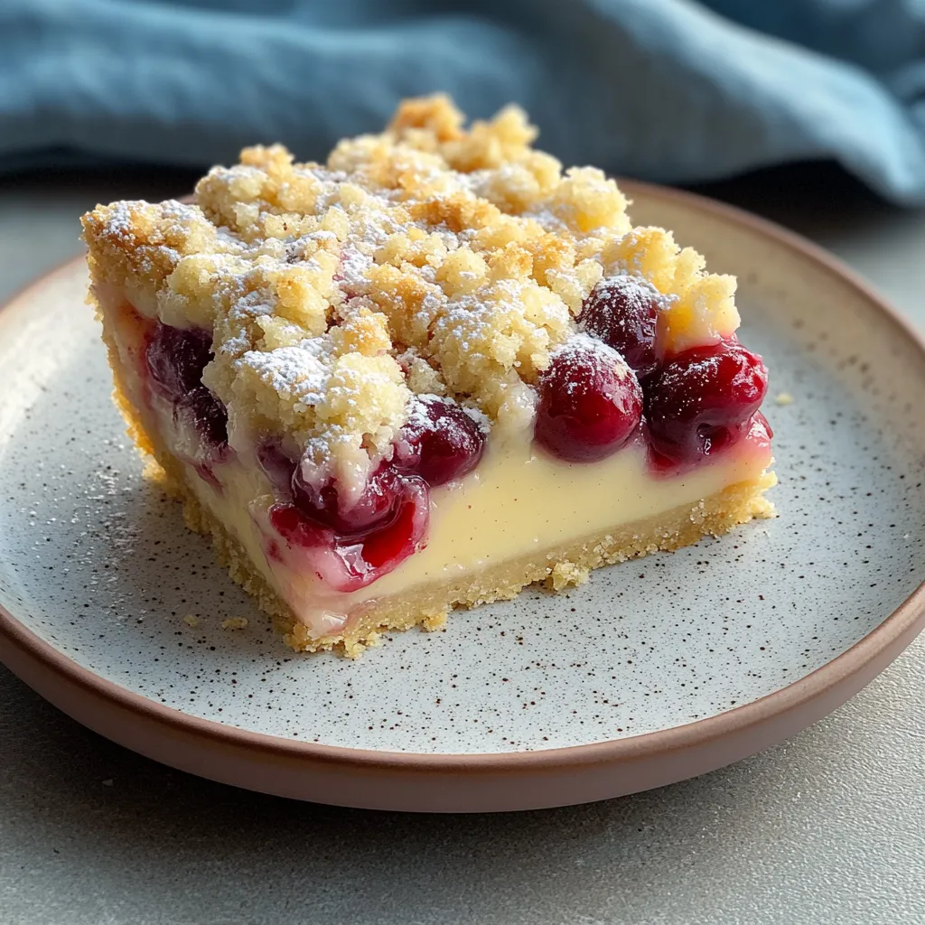 Torta sbriciolata con ciliegie da teglia – super saporita