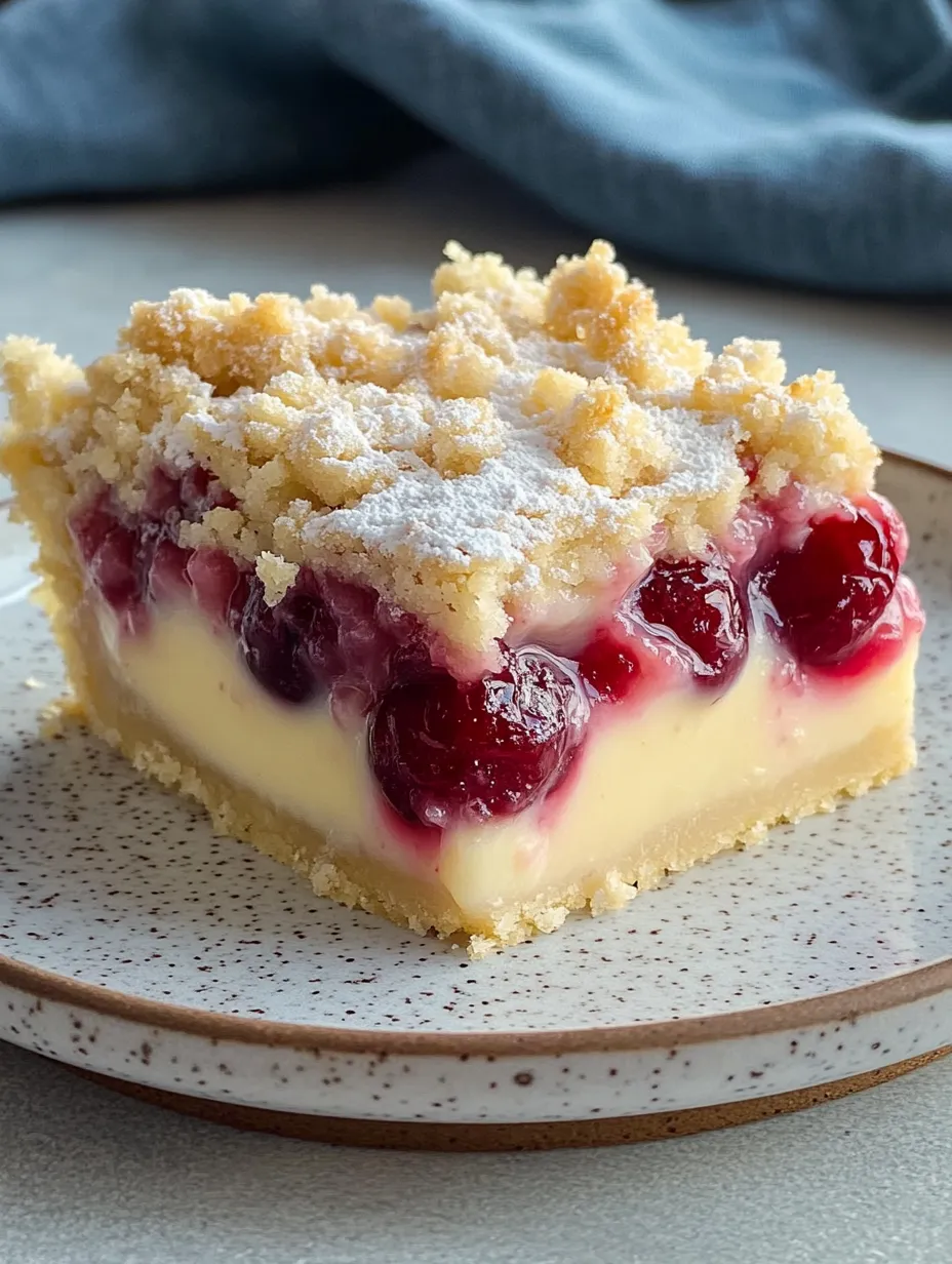 Torta sbriciolata con ciliegie – Croccante, Fruttata e Succosa