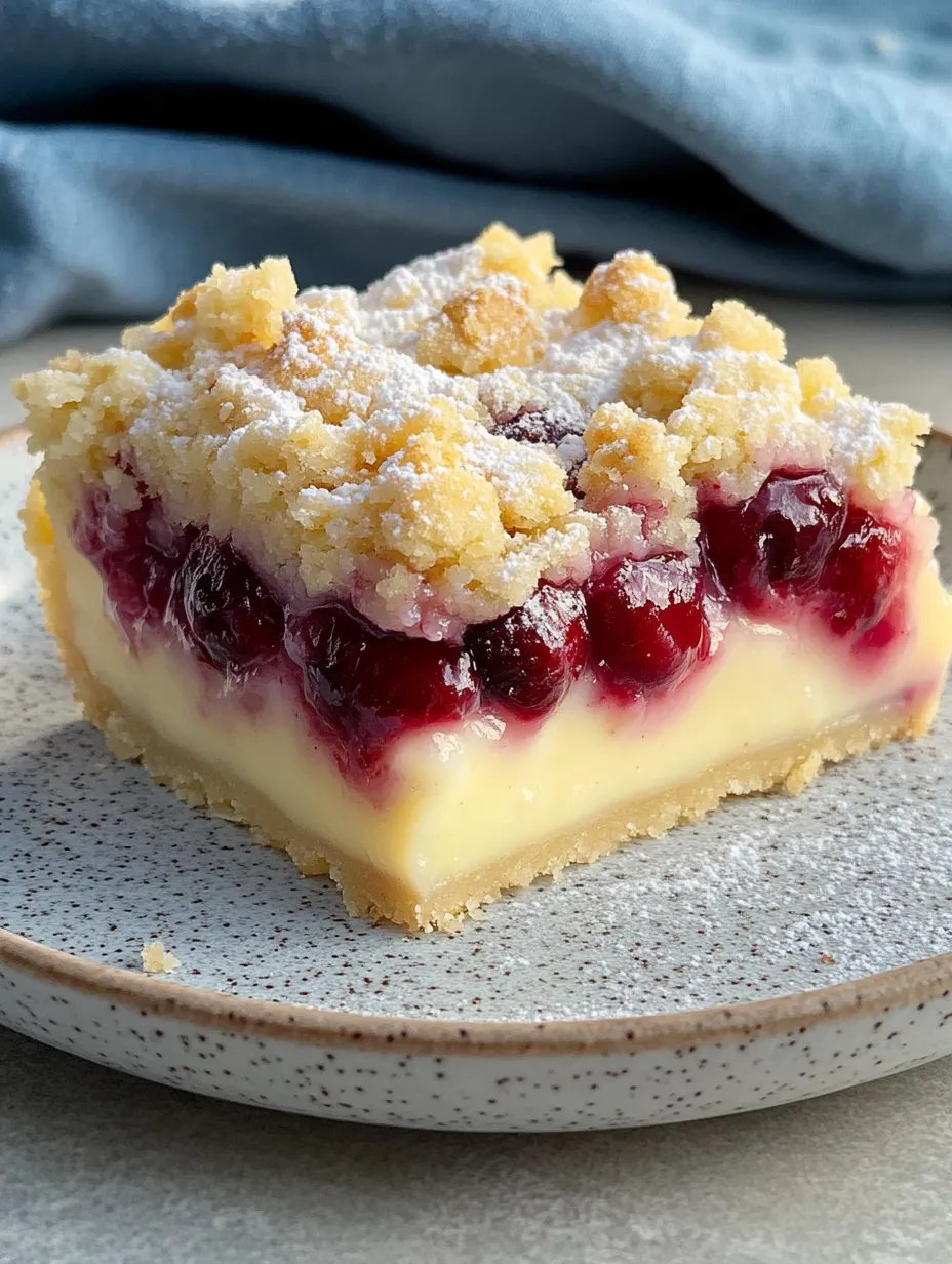 Torta sbriciolata con ciliegie – Semplice, Succosa e Deliziosa