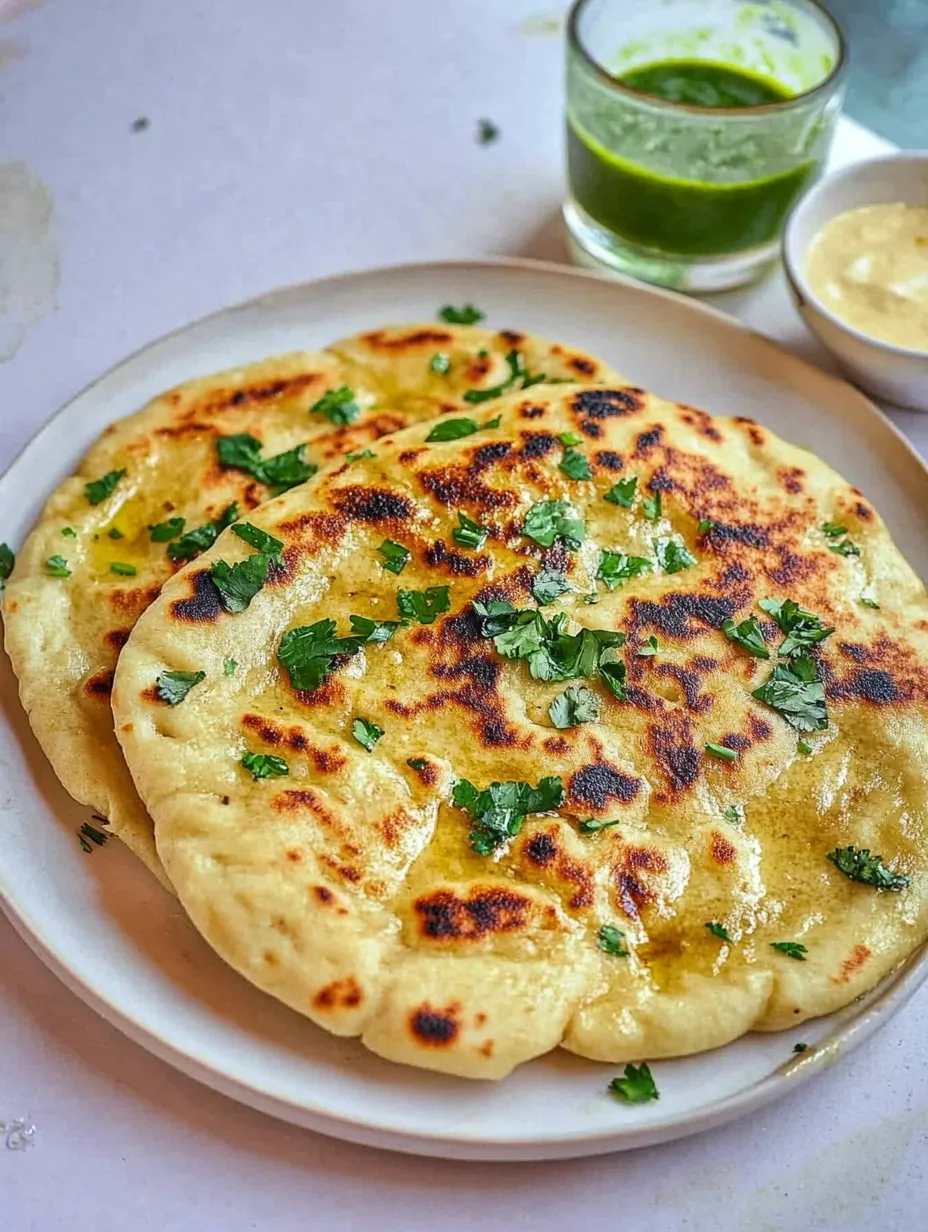 Naan all'halloumi – Morbido pane ripieno cotto in padella da gustare