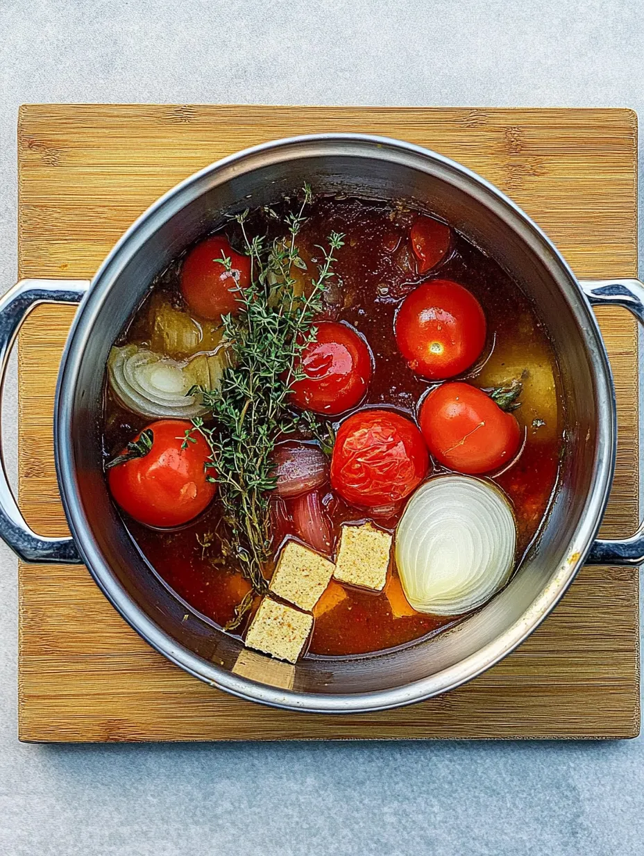 Zuppa di pomodoro italiana – Semplice & Aromatica