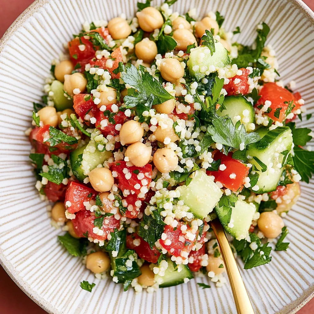 Insalata di Cuscus e Ceci