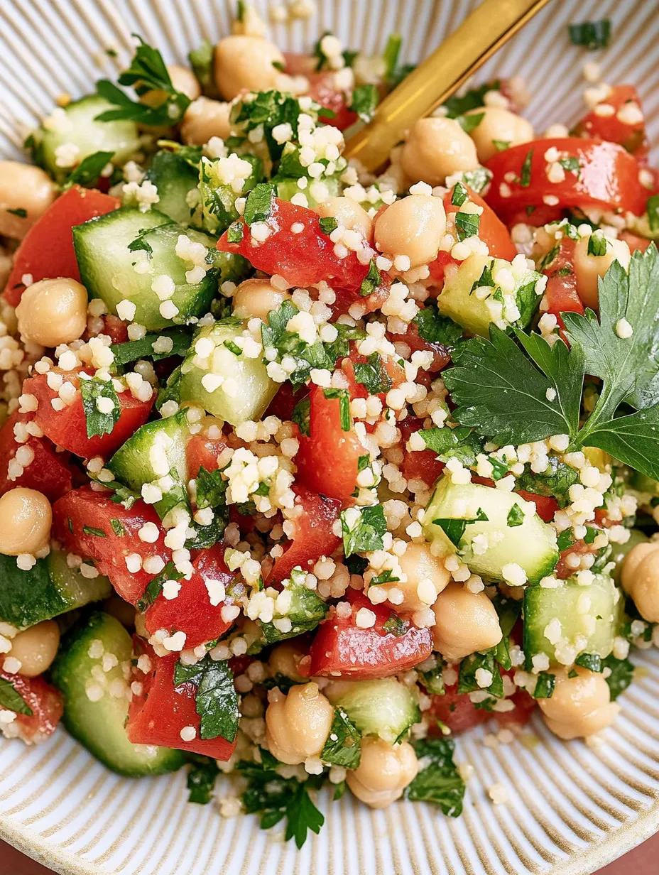 Insalata di cous cous e ceci – Fresca, Leggera e Ricca di Proteine