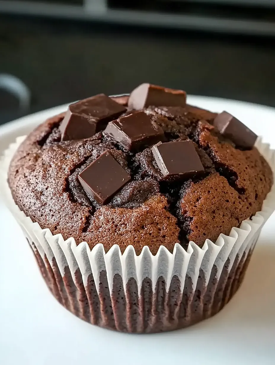 Muffin al cioccolato morbidi con olio – Soffici, Cioccolatosi e Facili da preparare