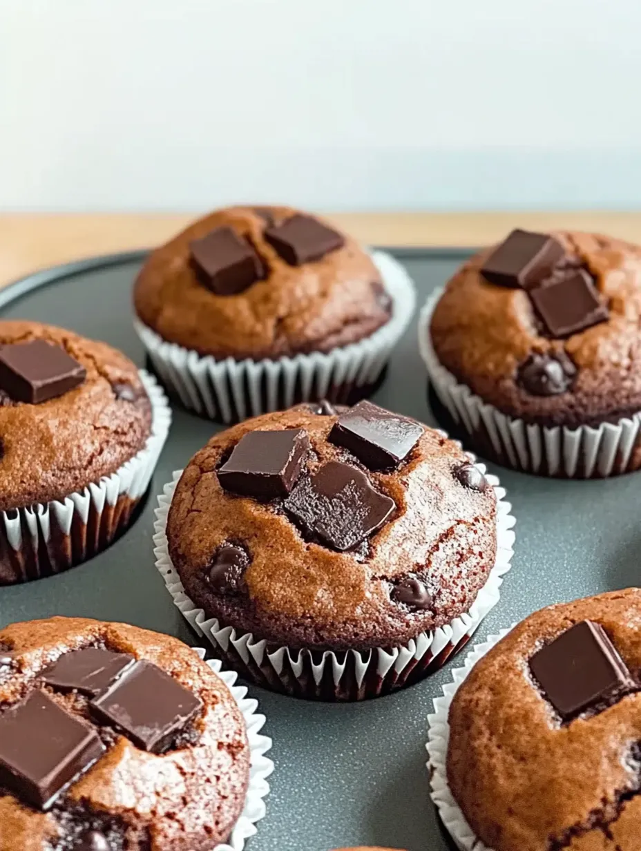 Muffin al cioccolato con olio – Veloci, Soffici e Deliziosi