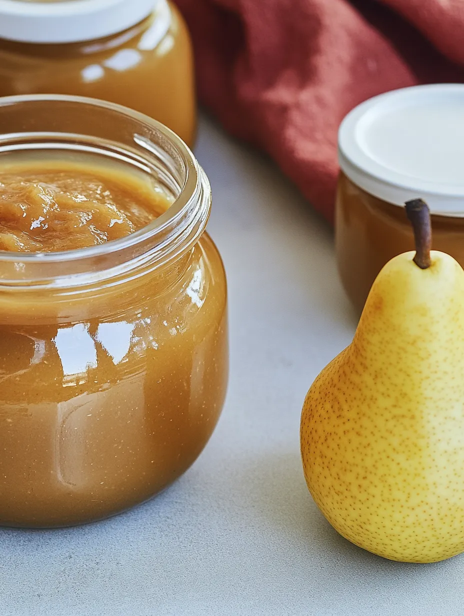 Marmellata di pere con liquore all'uovo – Cremosa, Fruttata e Seducente