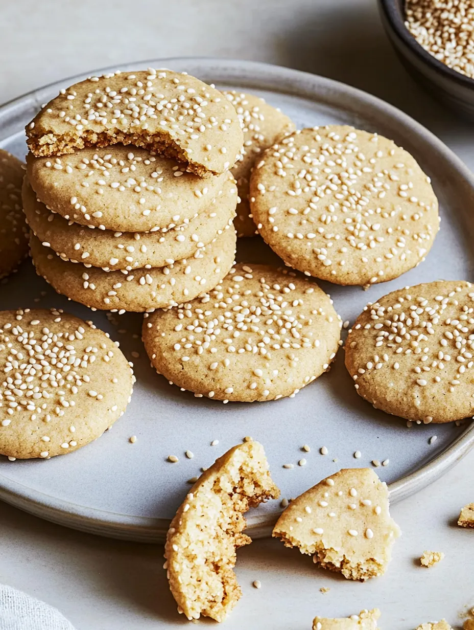 Delicati biscotti al tahini – Sesamo incontra dolcezza