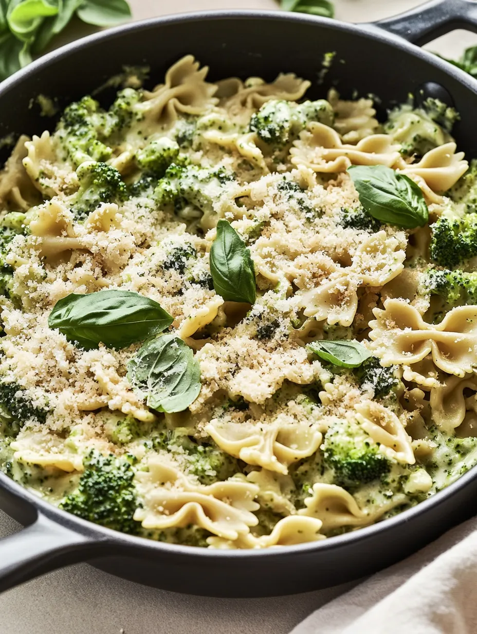 Pasta cremosa ai broccoli – Veloce, semplice & deliziosa!
