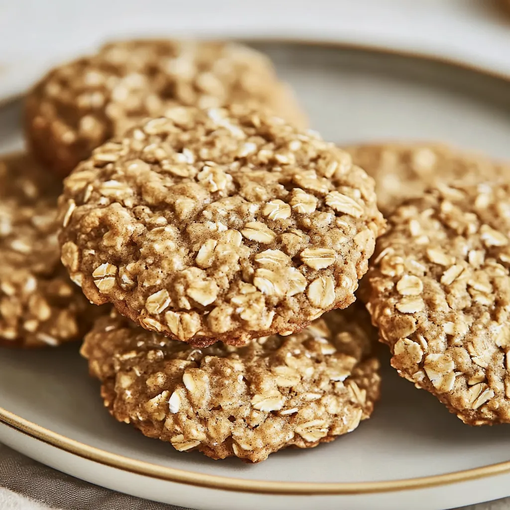 Biscotti sani di banana e avena