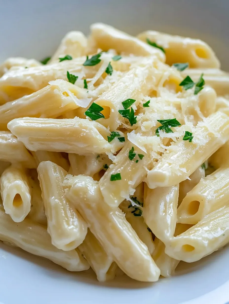 Pasta cremosa all'aglio veloce – pronta in soli 20 minuti!