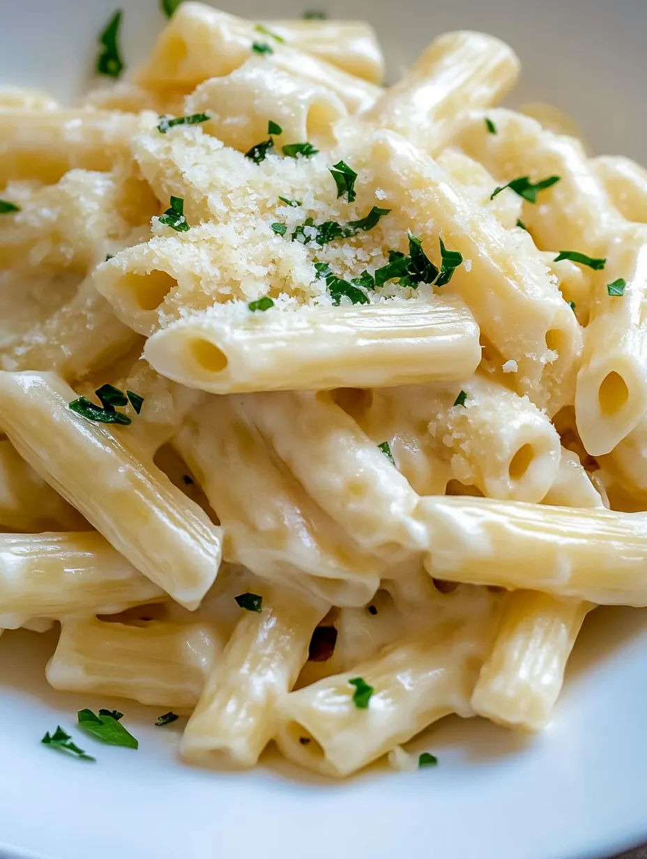 Pasta veloce all'aglio con salsa cremosa – delizia in 20 minuti