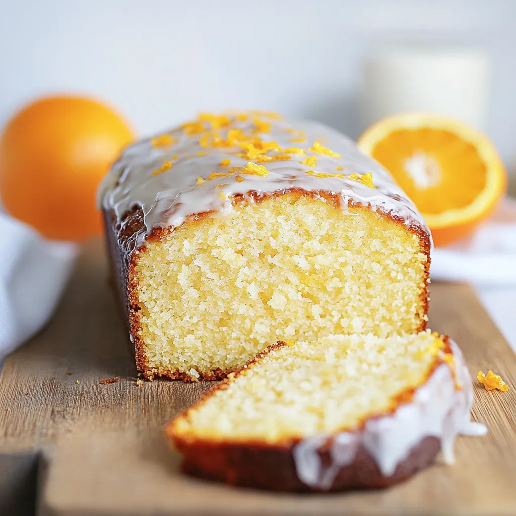 Torta all'arancia con yogurt