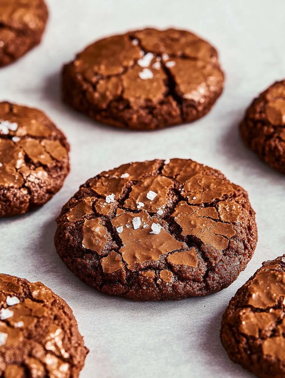 Brownie Crinkle Cookies – Perfekt schokoladig & rissig!