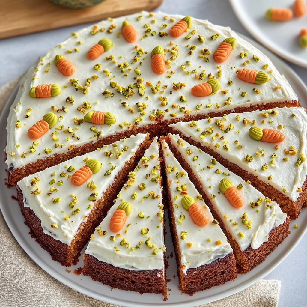 Torta di carote festiva - Un must per Pasqua!