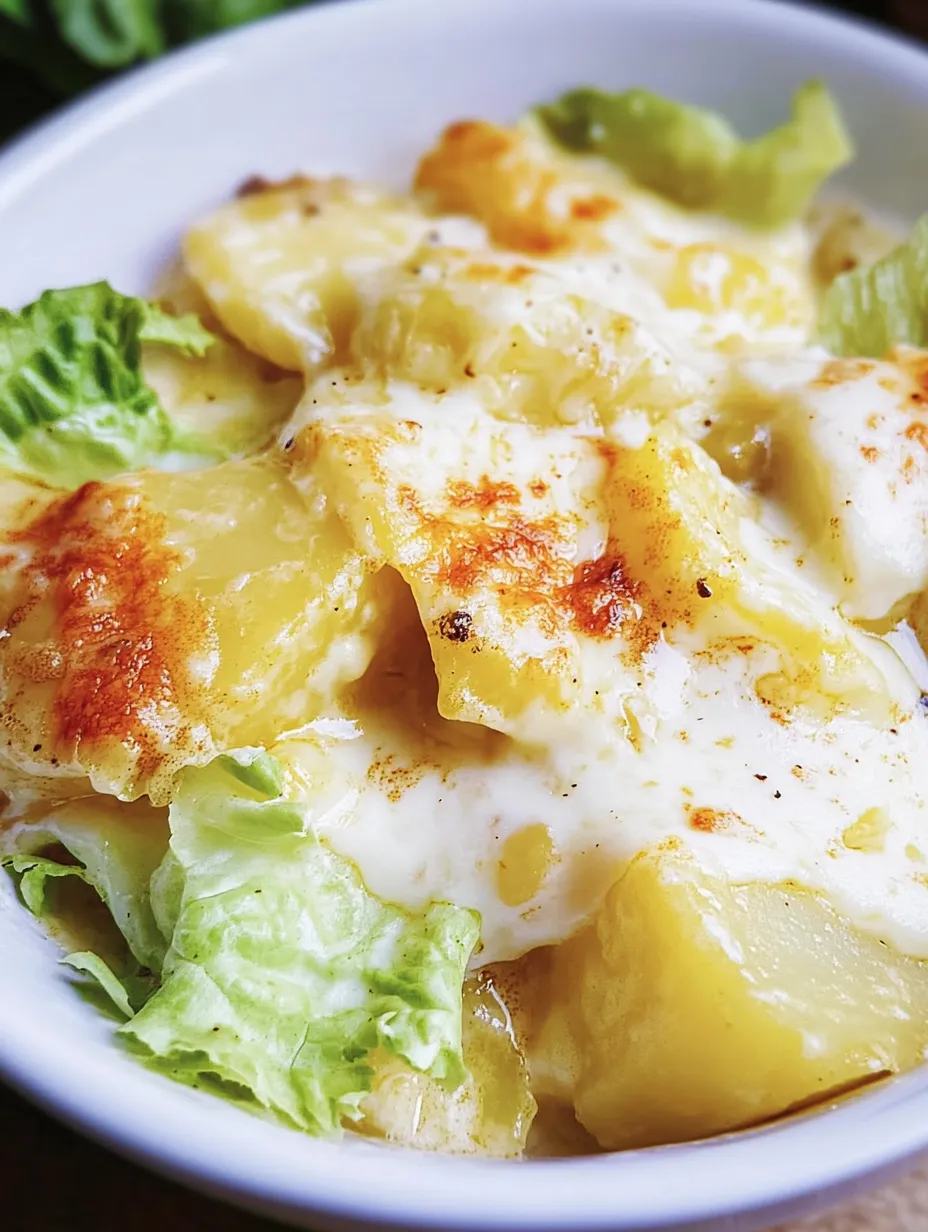 Gratin cremoso di verza e patate – Semplice & delizioso
