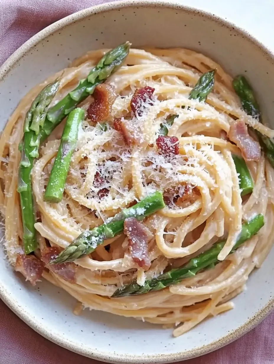 Pasta cremosa con asparagi verdi – Puro piacere primaverile!