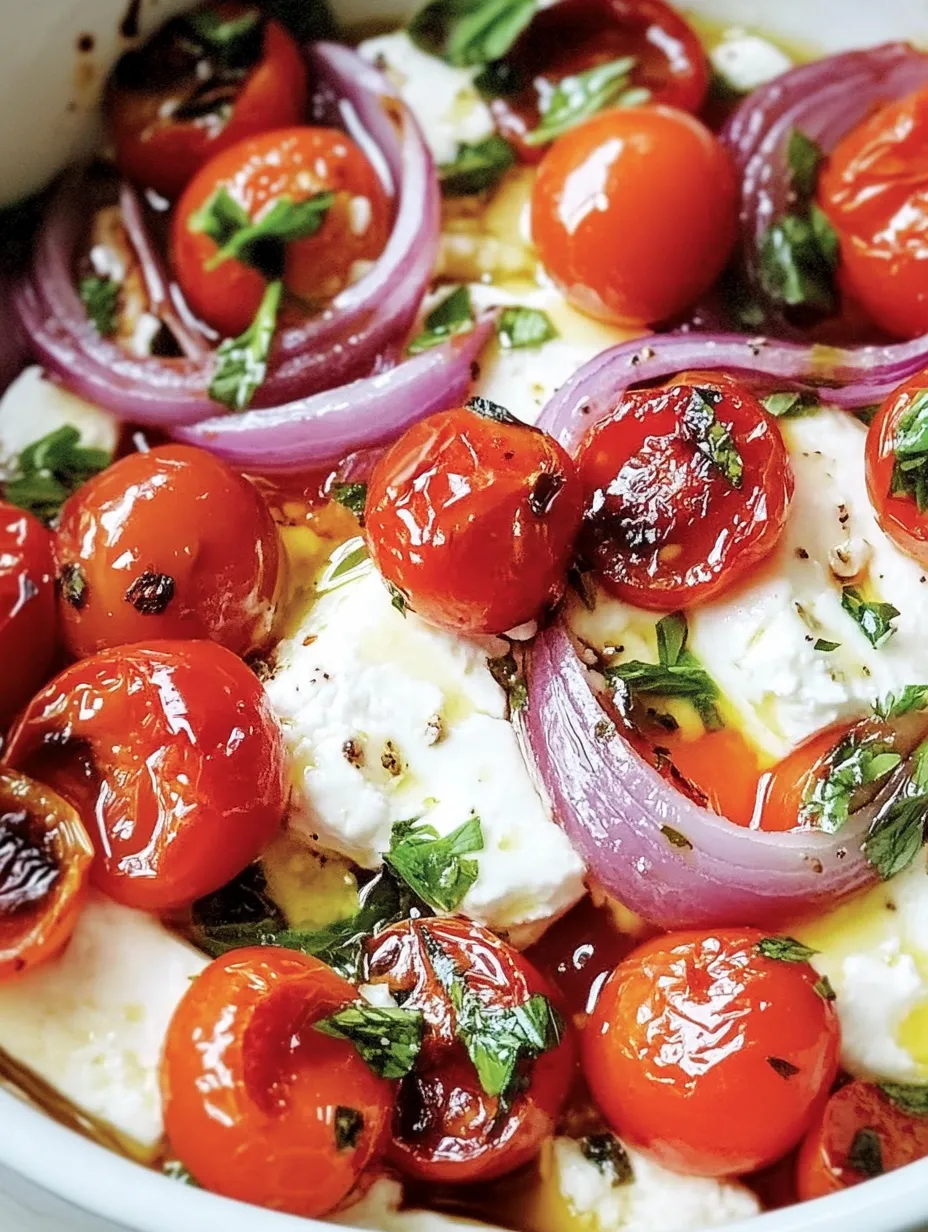 Feta croccante & pomodori stufati – Ricetta lampo nella friggitrice ad aria