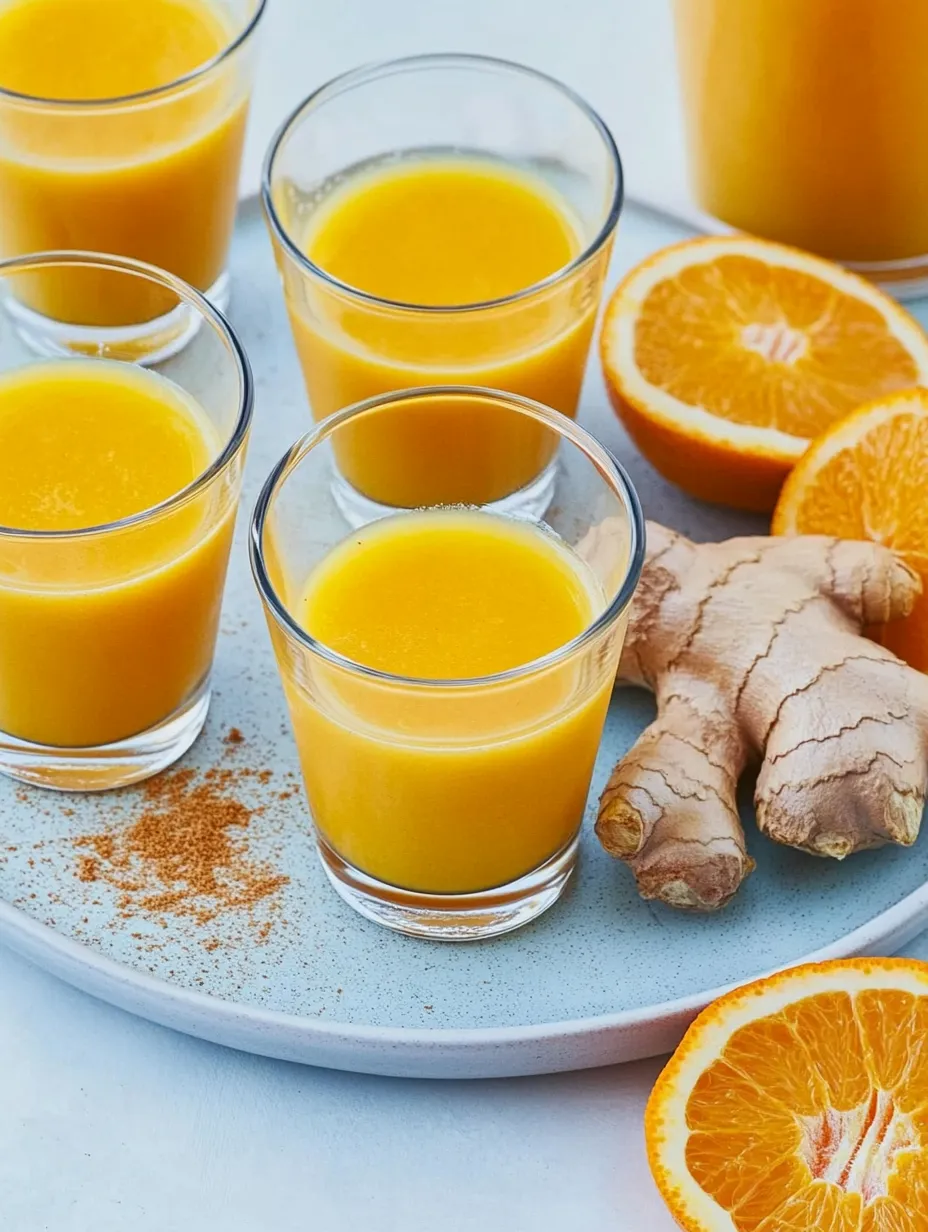 Potenza vitaminica: Shot di zenzero e arancia per una carica di energia