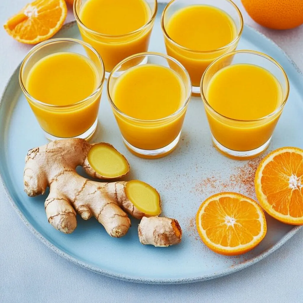 Shot di zenzero e arancia