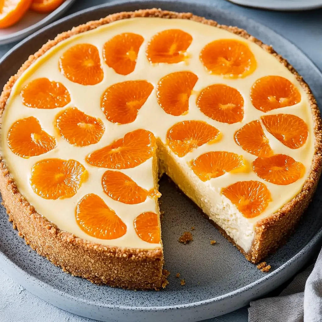 Torta di formaggio al mandarino
