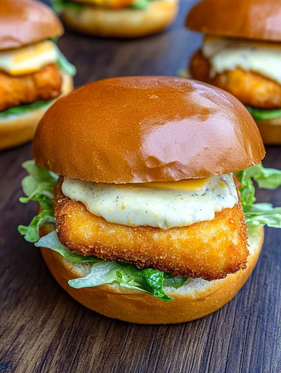 Burger di Pesce Croccante – Stile McDonald's