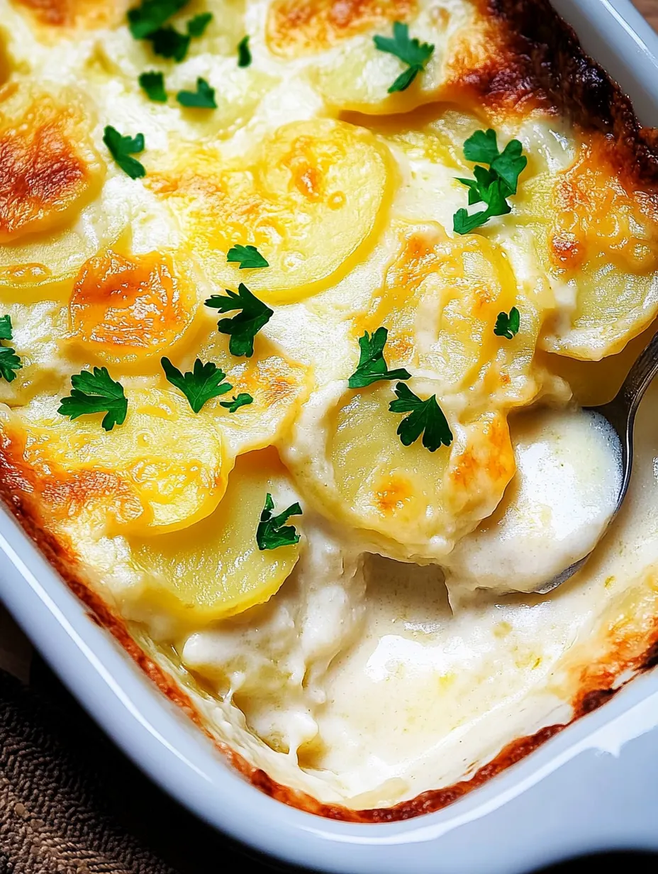 Kartoffelgratin nach traditioneller Art