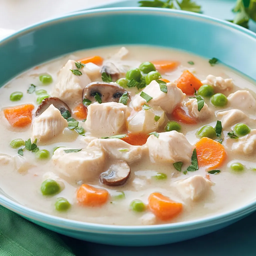 Fricassea di pollo - preparata in modo veloce e facile