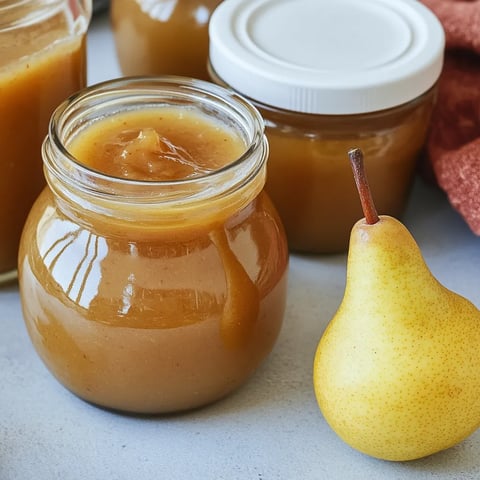 Marmellata di pere con liquore all'uovo